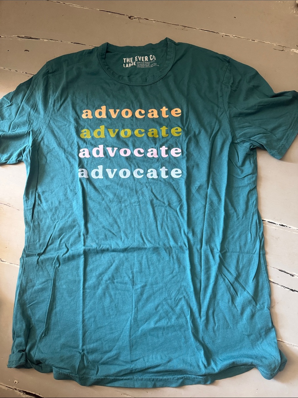 Advocate Short Sleeve Tee — Teal